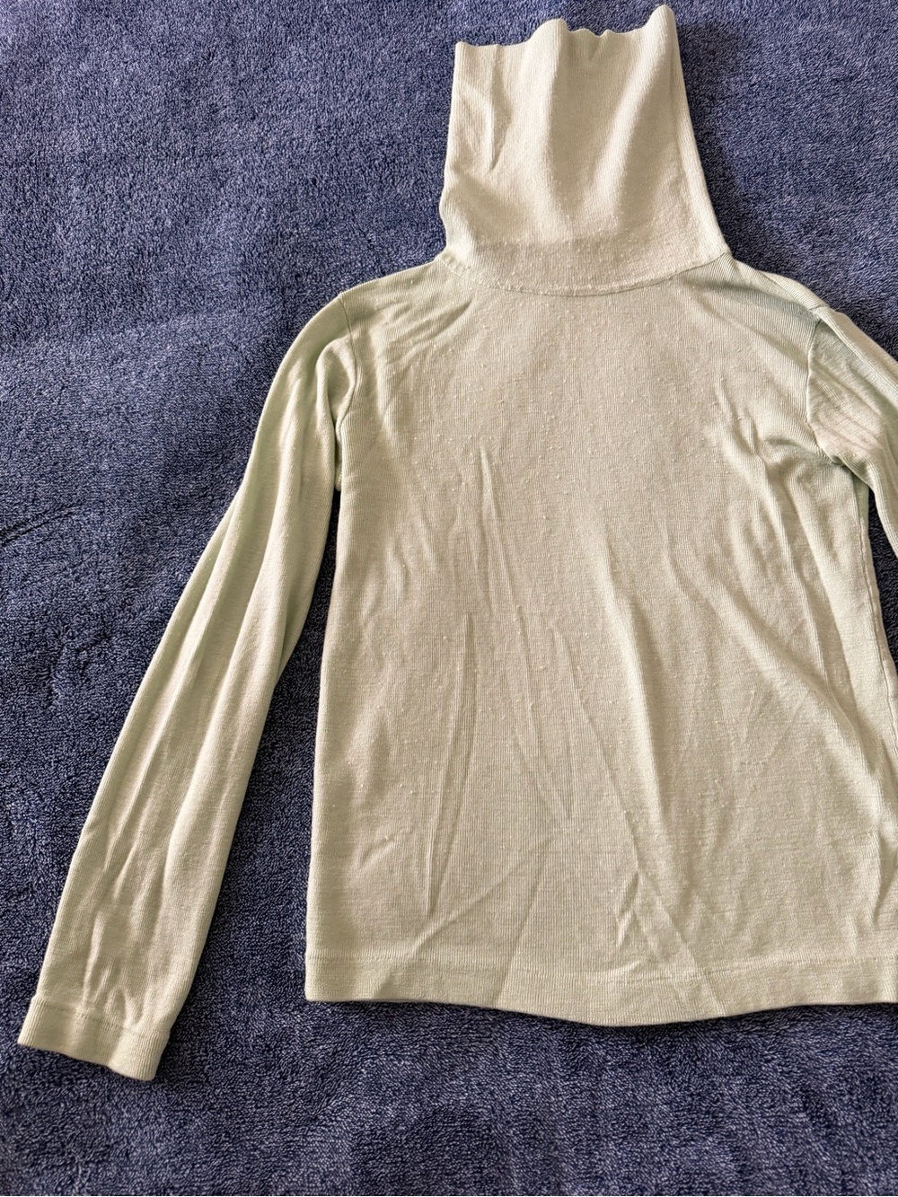 Women’s Light Green Turtleneck Sweater